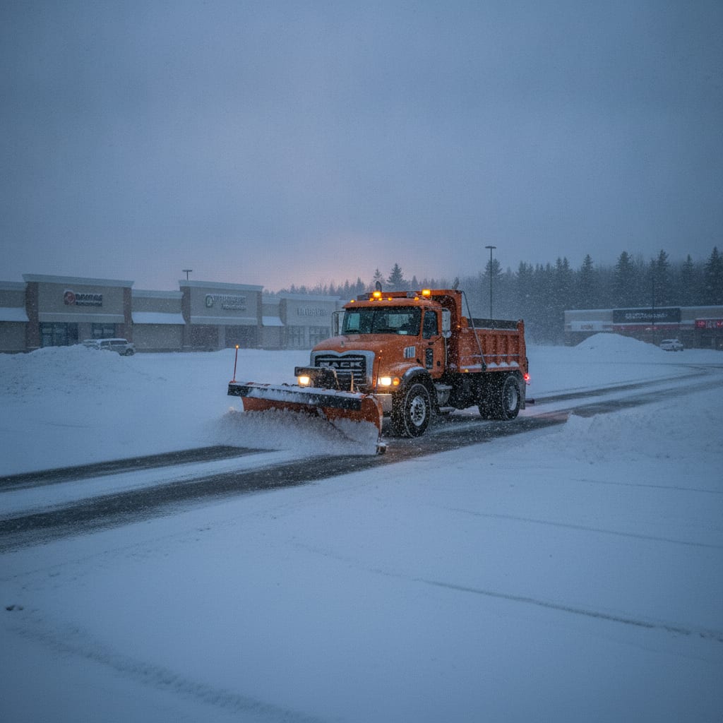 Déneigement commercial